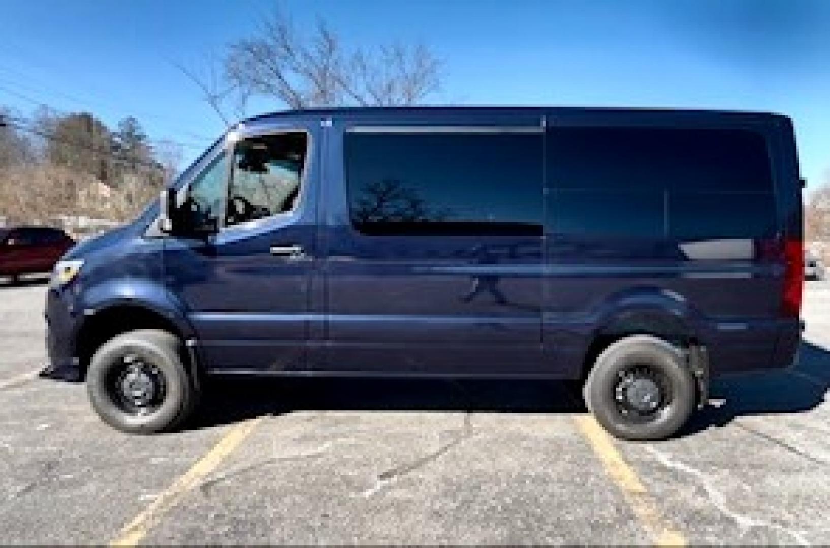 2023 Blue /Sand Mercedes-Benz Sprinter (W1W4NBVY6PT) , 0.000000, 0.000000 - 2023 MERCEDES SPRINTER 2500, 144”, 4X4 MAYBACH 6-passenger Blue /Sand Luxury leather interior, AM/FM, Apple 32” TV W/BOSE SOUND BAR W/BLUE TOOTH, Oak Riche Floor, Electric Partition, Power Door Step, AC/Heat w/ Under Vehicle Condenser, LED Ceiling Lighting, Backup Camera, - Photo#0