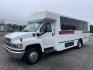 2009 White /Gray Chevrolet C4500 with an Diesel engine, Auto transmission, located at 1725 US-68 N, Bellefontaine, OH, 43311, (937) 592-5466, 40.387783, -83.752388 - 2009 Chevrolet C4500 Champion Conversion – 6.6L Duramax Diesel Engine, Allison Automatic Trans, 28 Passengers + Driver, High Back Reclining Seats, Retractable Seat Belts, Aisle Sliders, Electric Entrance Door, Overhead Luggage Racks, Reading Lights, Front & Rear A/C. Stainless Wheel Simulators 6 N - Photo#0