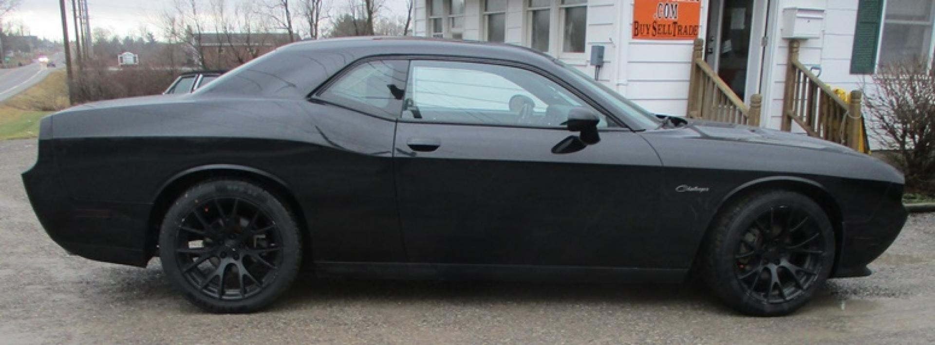 2013 Black /Dark Slate Gray Dodge Challenger SXT (2C3CDYAG9DH) with an 3.6L V6 DOHC 24V engine, 4-Speed Automatic transmission, located at 1725 US-68 N, Bellefontaine, OH, 43311, (937) 592-5466, 40.387783, -83.752388 - 2013 DODGE CHALLENGER SXT PLUS, 3.6 V6 305 HP, Auto, Black/DK Slate Gray, Bucket Seats w/Driver Power, Lumbar, Heated, Psg. Heated, AM/FM/CD/USB/MP3/Bluetooth/Siriusxm, AC/HEAT, PS w/tele/tilt/cruise/controls, PW, PL, PB, PM, Fog Lights, Moon Roof, Custom Black Wheels, - Photo#2