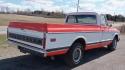 1970 Orange/White Chevrolet C10 with an 328 V8 engine, located at 1725 US-68 N, Bellefontaine, OH, 43311, (937) 592-5466, 40.387783, -83.752388 - 1970 CHEVROLET C10 CUSTOM ½ T Pick-up, High-performance “383 Stroker” V-8 w-headers Auto, Orange w-white Inserts, Black Lth Interior, custom wood steering wheel, PS, PB, Retro AM-FM-CD, gauges, dual exhaust, rally rims w-white letter tires, chrome bumpers & grille, Bed mat.	. Professionally wet - Photo#1