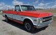 1970 Orange/White Chevrolet C10 with an 328 V8 engine, located at 1725 US-68 N, Bellefontaine, OH, 43311, (937) 592-5466, 40.387783, -83.752388 - 1970 CHEVROLET C10 CUSTOM ½ T Pick-up, High-performance “383 Stroker” V-8 w-headers Auto, Orange w-white Inserts, Black Lth Interior, custom wood steering wheel, PS, PB, Retro AM-FM-CD, gauges, dual exhaust, rally rims w-white letter tires, chrome bumpers & grille, Bed mat.	. Professionally wet - Photo#2