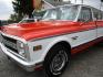 1970 Orange/White Chevrolet C10 with an 328 V8 engine, located at 1725 US-68 N, Bellefontaine, OH, 43311, (937) 592-5466, 40.387783, -83.752388 - 1970 CHEVROLET C10 CUSTOM ½ T Pick-up, High-performance “383 Stroker” V-8 w-headers Auto, Orange w-white Inserts, Black Lth Interior, custom wood steering wheel, PS, PB, Retro AM-FM-CD, gauges, dual exhaust, rally rims w-white letter tires, chrome bumpers & grille, Bed mat.	. Professionally wet - Photo#31